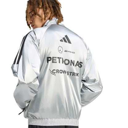 ADIDAS AMG PETRONAS FORMULA 1 TEAM SILVER MERCEDES  JACKET