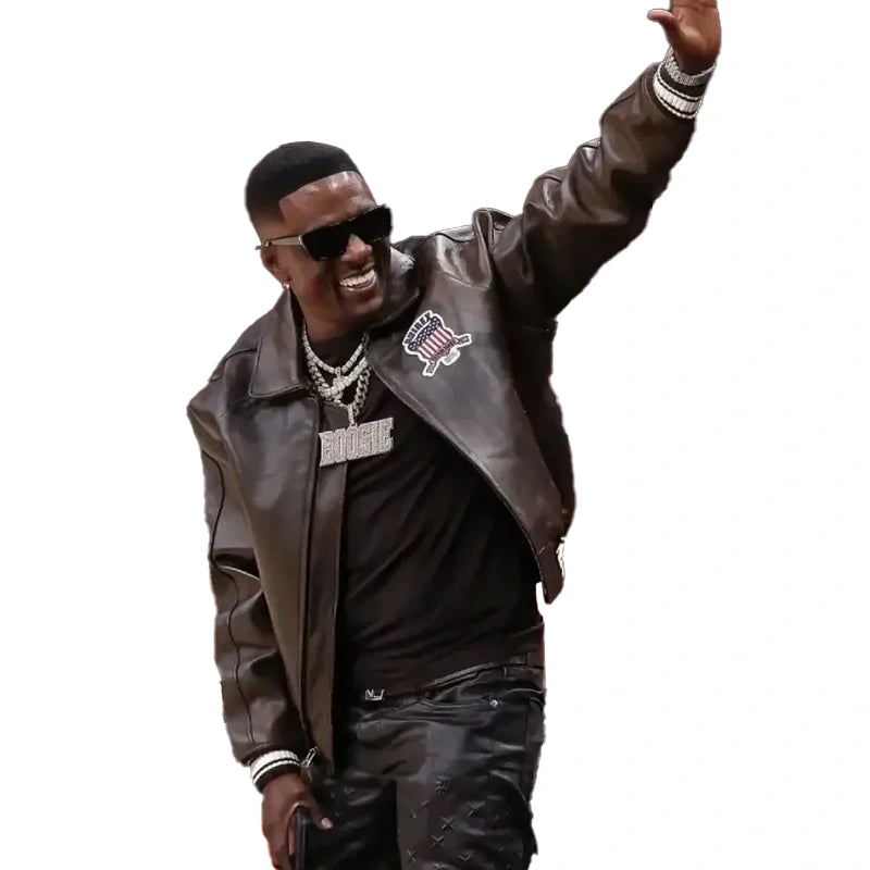 Boosie Badazz Chicago Bulls v Atlanta Hawks Leather Jacket