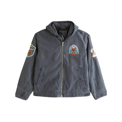 Chicago Bears Hooded Bomber Jacket