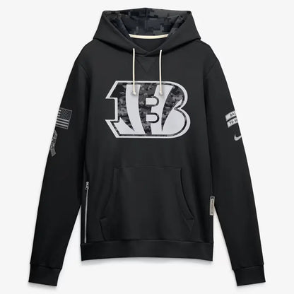 2026 Cincinnati Bengals Salute to Service Sideline Hoodie