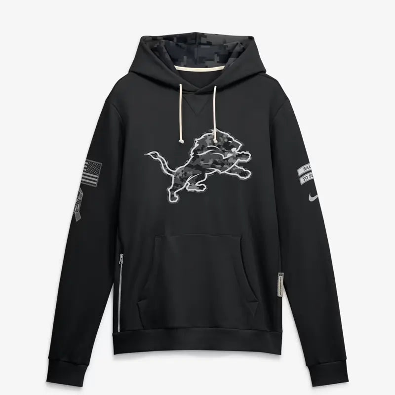2026 Detroit Lions Salute to Service Sideline Hoodie