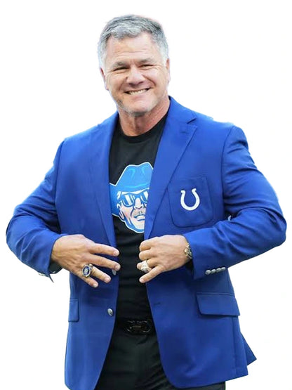 2026 Indianapolis Colts Adam Vinatieri Blue Coat