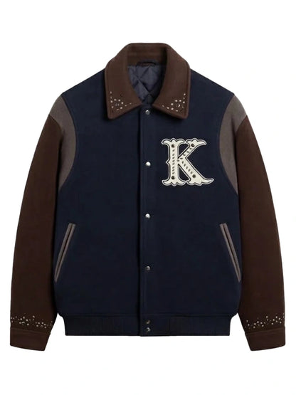 Kith Melton Wool Studded Varsity Jacket