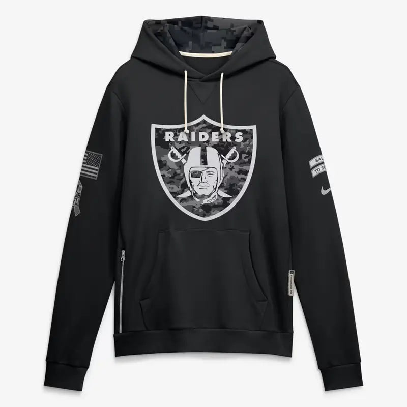 2026 Las Vegas Raiders Salute to Service Sideline Hoodie