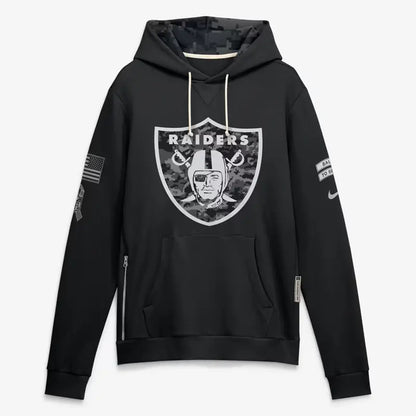 2026 Las Vegas Raiders Salute to Service Sideline Hoodie