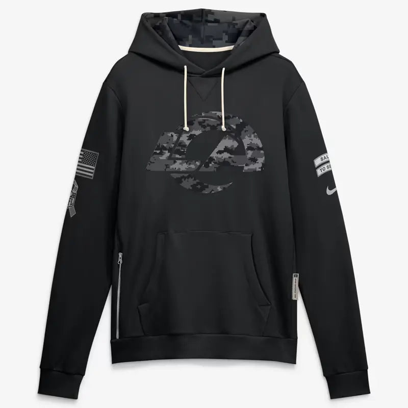 2026 Los Angeles Rams Salute to Service Sideline Hoodie