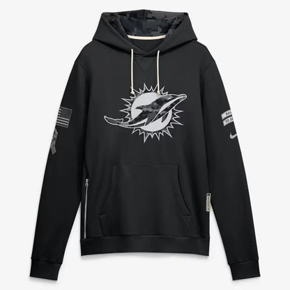 2026 Miami Dolphins Salute to Service Sideline Hoodie
