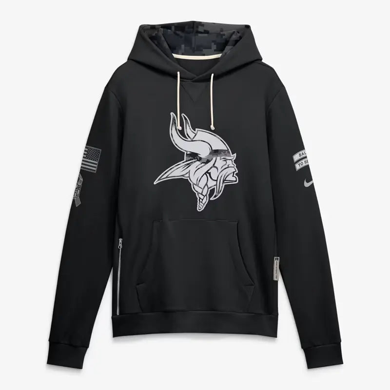 2026 Minnesota Vikings Salute to Service Sideline Hoodie