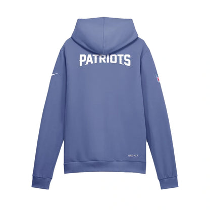 Nike Blue New England Patriots Rivalries Sideline Hoodie