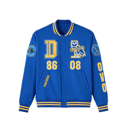 OVO x Degrassi Panthers Fleece Varsity Jacket