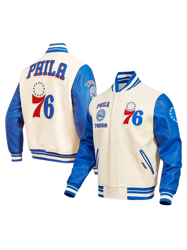 Philadelphia 76ers Retro Classic Varsity Full-Zip Jacket