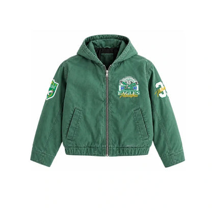 Philadelphia Eagles Hooded Bomber Jacket