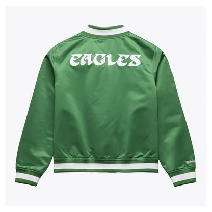 Philadelphia Eagles Kelly Green Lightweight Full-Snap Jacket