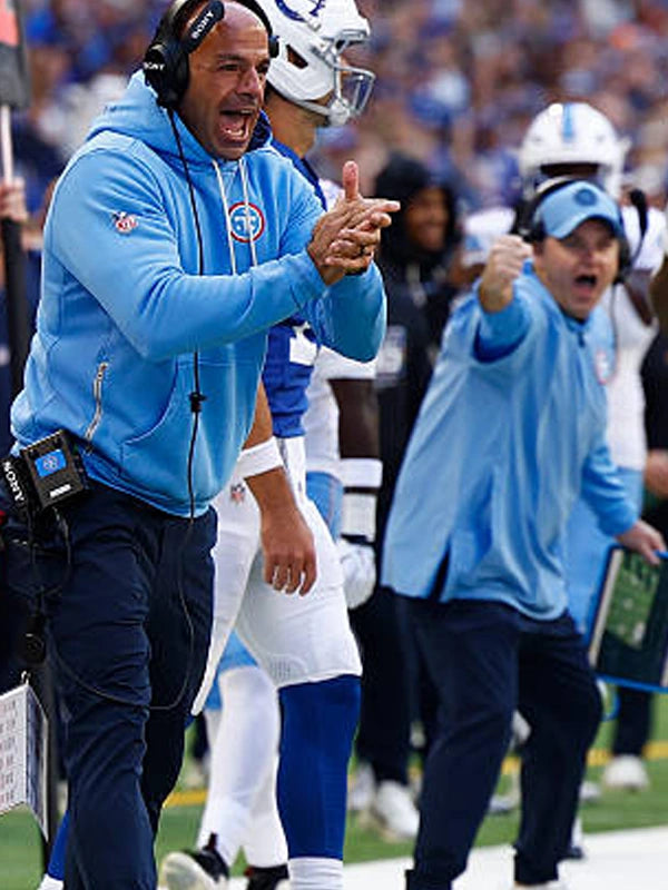 2026 Robert Saleh Tennessee Titans Sideline Hoodie
