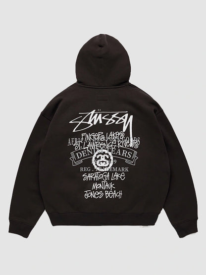 Stussy x Denim Tears New York Fishing Tour Hoodie