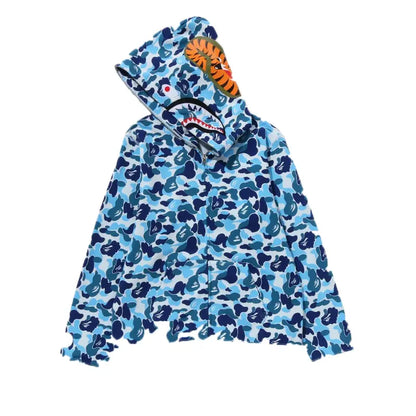 ABC Camo Shark Full Zip Hoodie