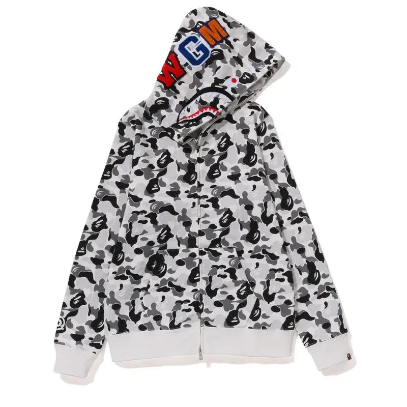 ABC Camo Shark Full Zip Hoodie