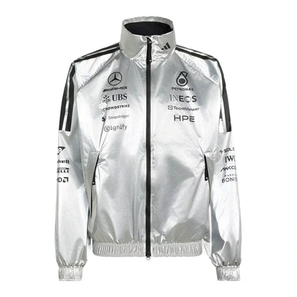 ADIDAS AMG PETRONAS FORMULA 1 TEAM SILVER MERCEDES  JACKET