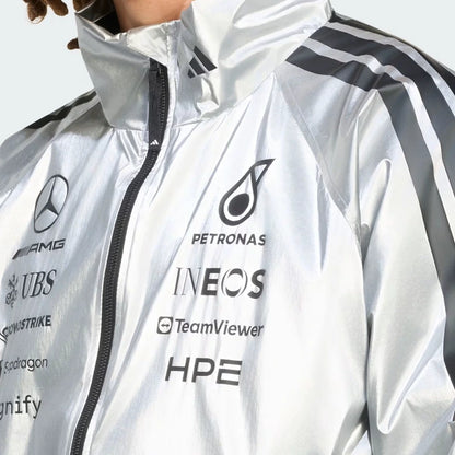 ADIDAS AMG PETRONAS FORMULA 1 TEAM SILVER MERCEDES  JACKET