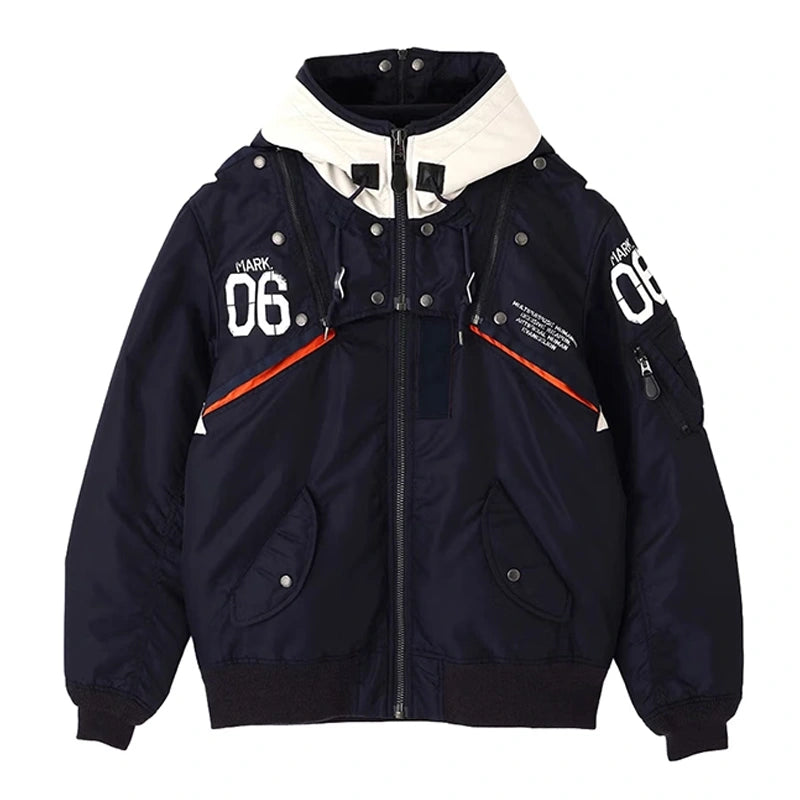 AVIREX × RADIO EVA Navy MA-1 Jacket