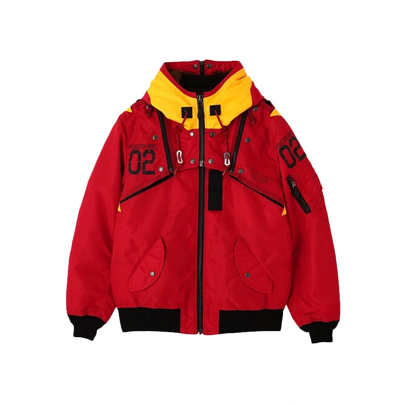 AVIREX × RADIO EVA Red MA-1 Jacket