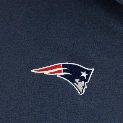 Abercrombie & Fitch Navy New England Patriots Fleece Full-Zip Hoodie