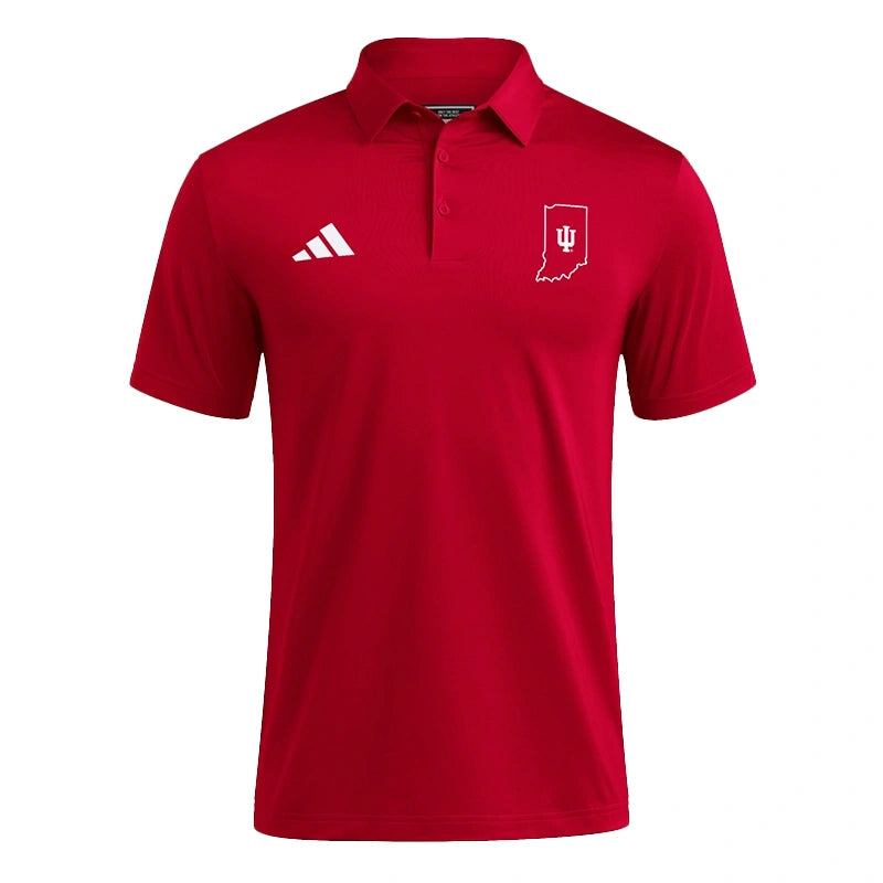 Adidas Indiana Hoosiers Ultimate365 Solid Polo Shirt