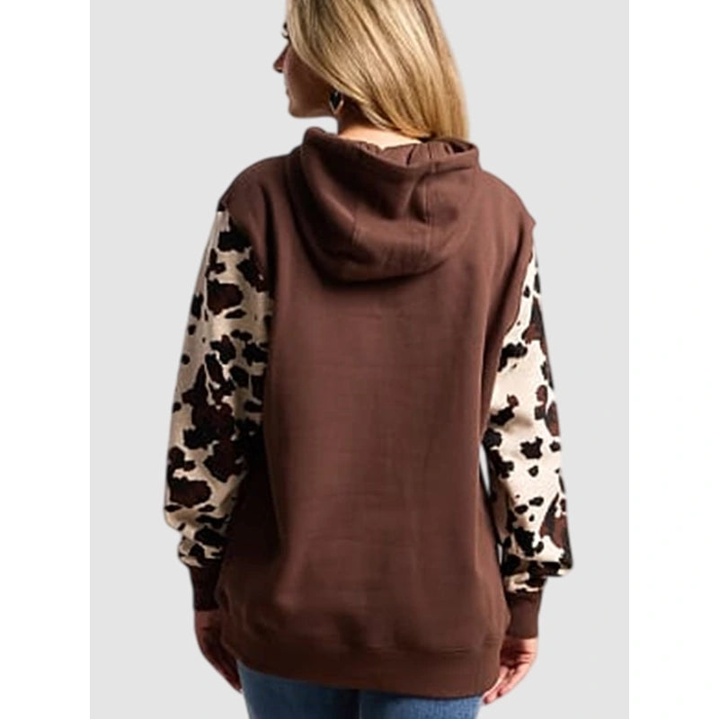 Ariat Cow Print Hoodie