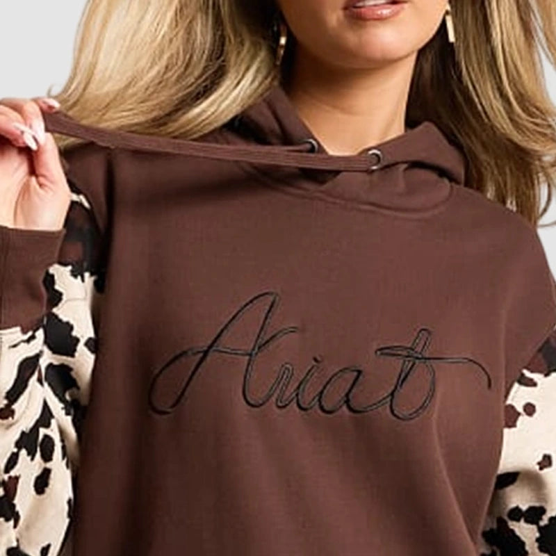 Ariat Cow Print Hoodie