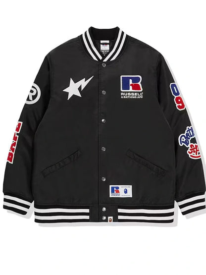 BAPE x Russell College Varsity Jacket