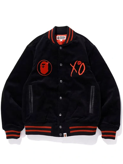 BAPE x XO Varsity Jacket