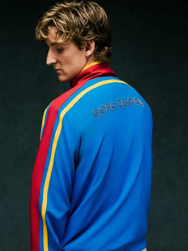 Barcelona Copa De Golf Blue Track Jacket