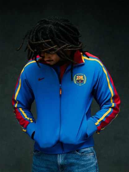 Barcelona Copa De Golf Blue Track Jacket