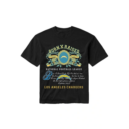 Born x Raised x Chargers Crest T-Shirt