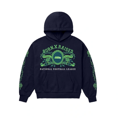 Born x Raised x Seahawks Crest Hoodie