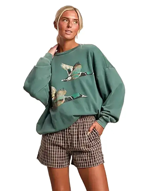 Buckle Duck Oversized Sweatshirt