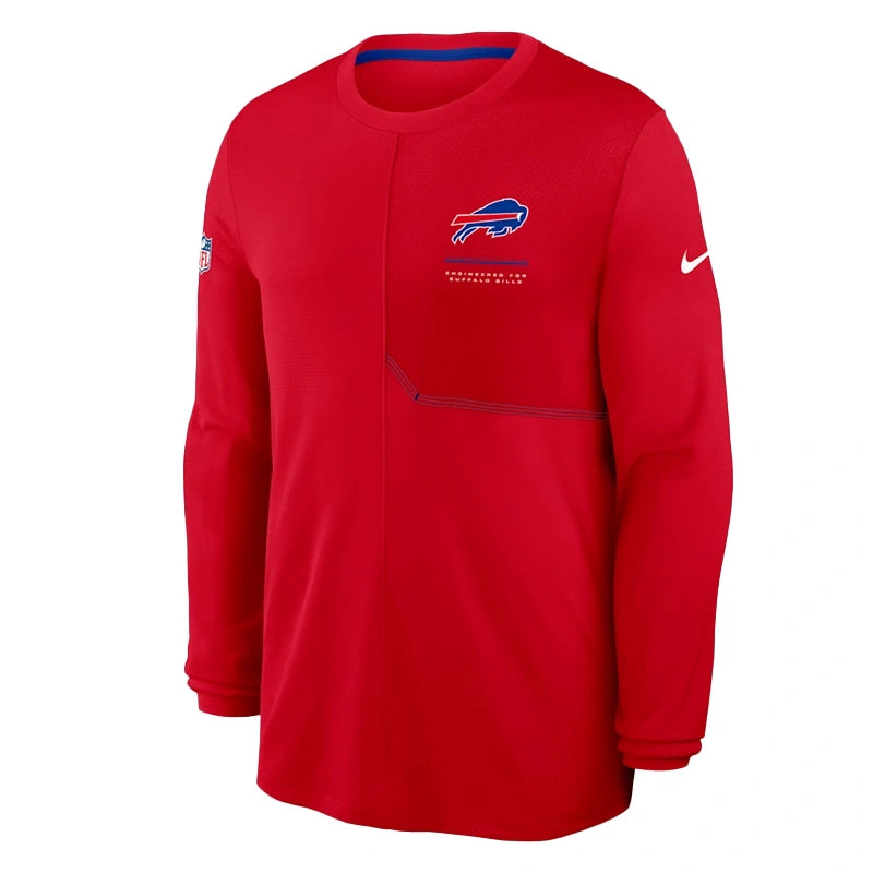 Buffalo Bills 2026 Sideline Coach Long-Sleeve T-Shirt