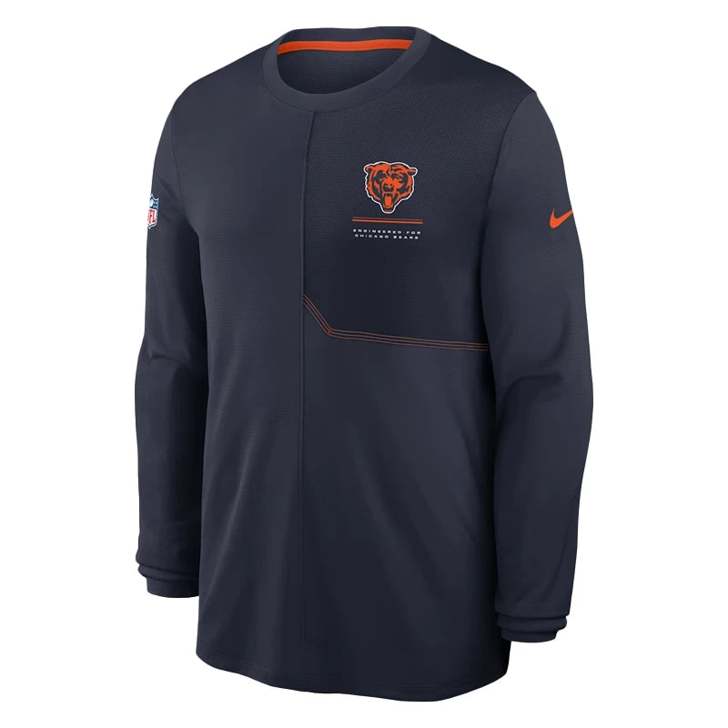 Chicago Bears 2026 Sideline Coach Long-Sleeve T-Shirt
