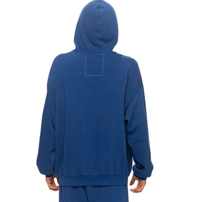 Chicago Bears Aviator Nation Navy Relaxed Tri-Blend Hoodie