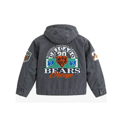 Chicago Bears Hooded Bomber Jacket