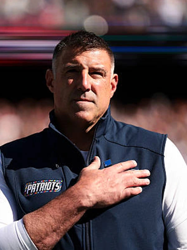 2026 Mike Vrabel New England Patriots Vest