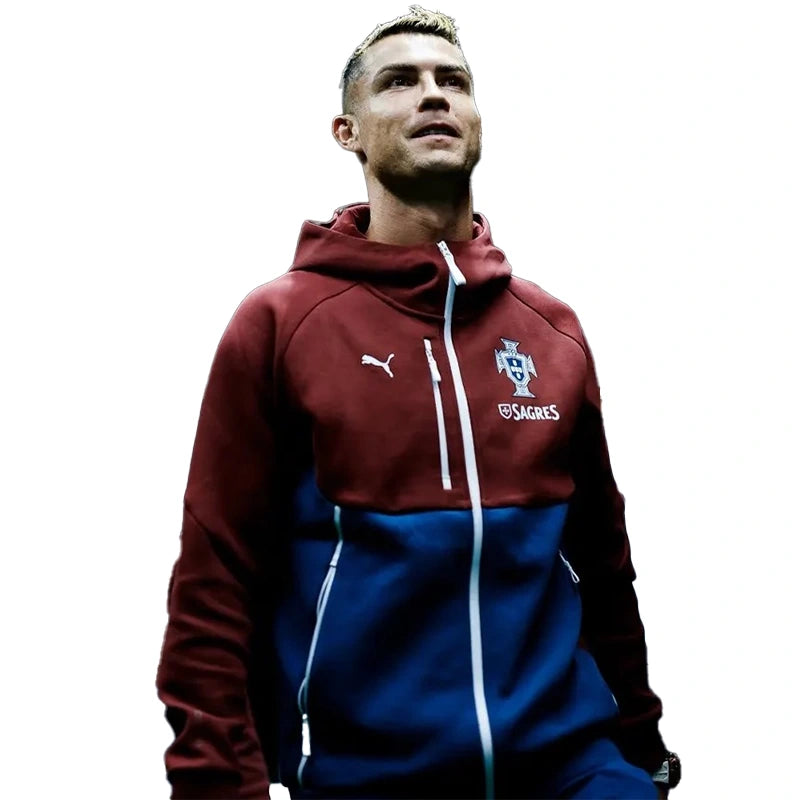 Cristiano Ronaldo 2026 Portugal PUMATECH Full-Zip Hoodie