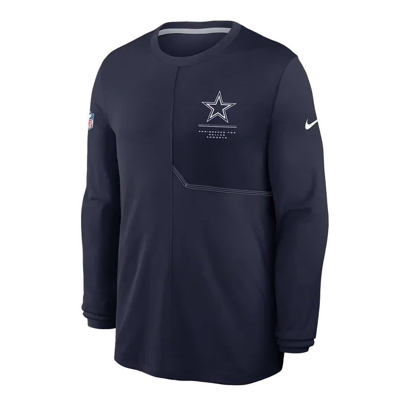 Dallas Cowboys 2026 Sideline Coach Long-Sleeve T-Shirt