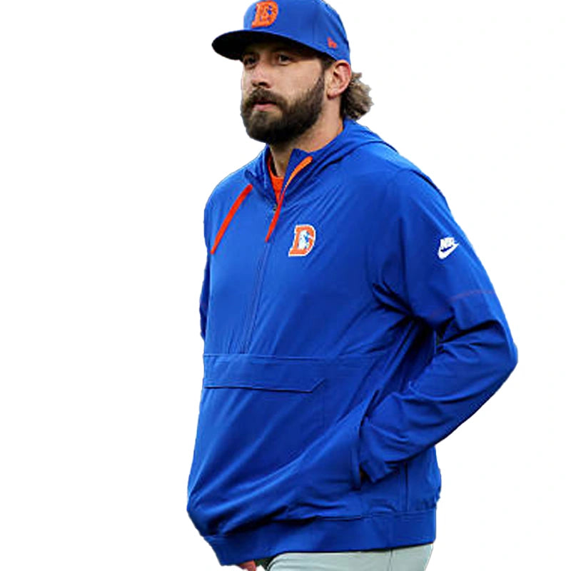Davis Webb Denver Broncos 2026 Sideline Anorak Jacket