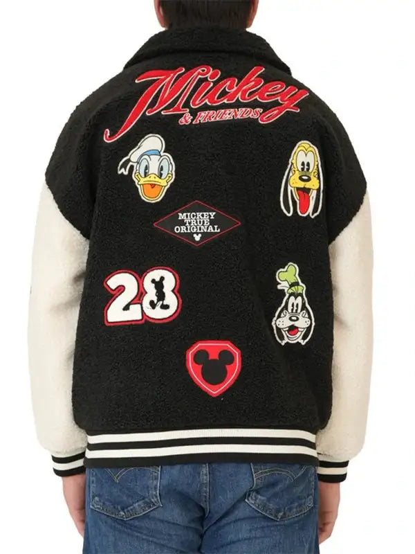 Disney Costco Fleece Varsity Jacket