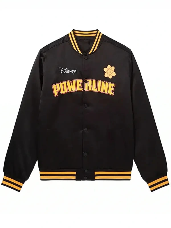 Disney Powerline Black Varsity Jacket