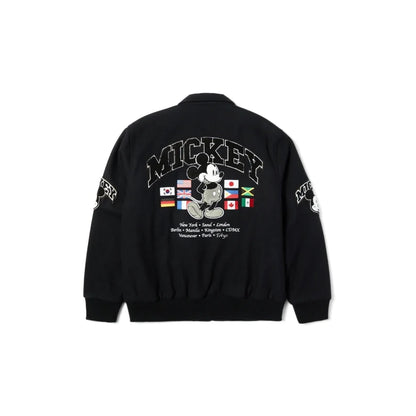 Disney x HUF Mickey Worldwide Tour Varsity Jacket