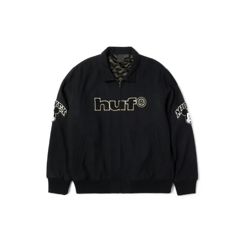 Disney x HUF Mickey Worldwide Tour Varsity Jacket