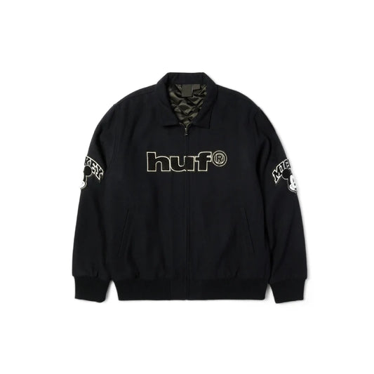 Disney x HUF Mickey Worldwide Tour Varsity Jacket