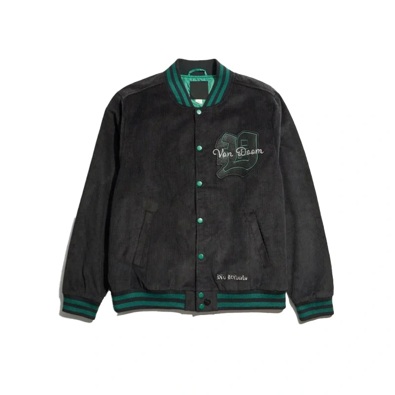 Doctor Doom Corduroy Varsity Jacket